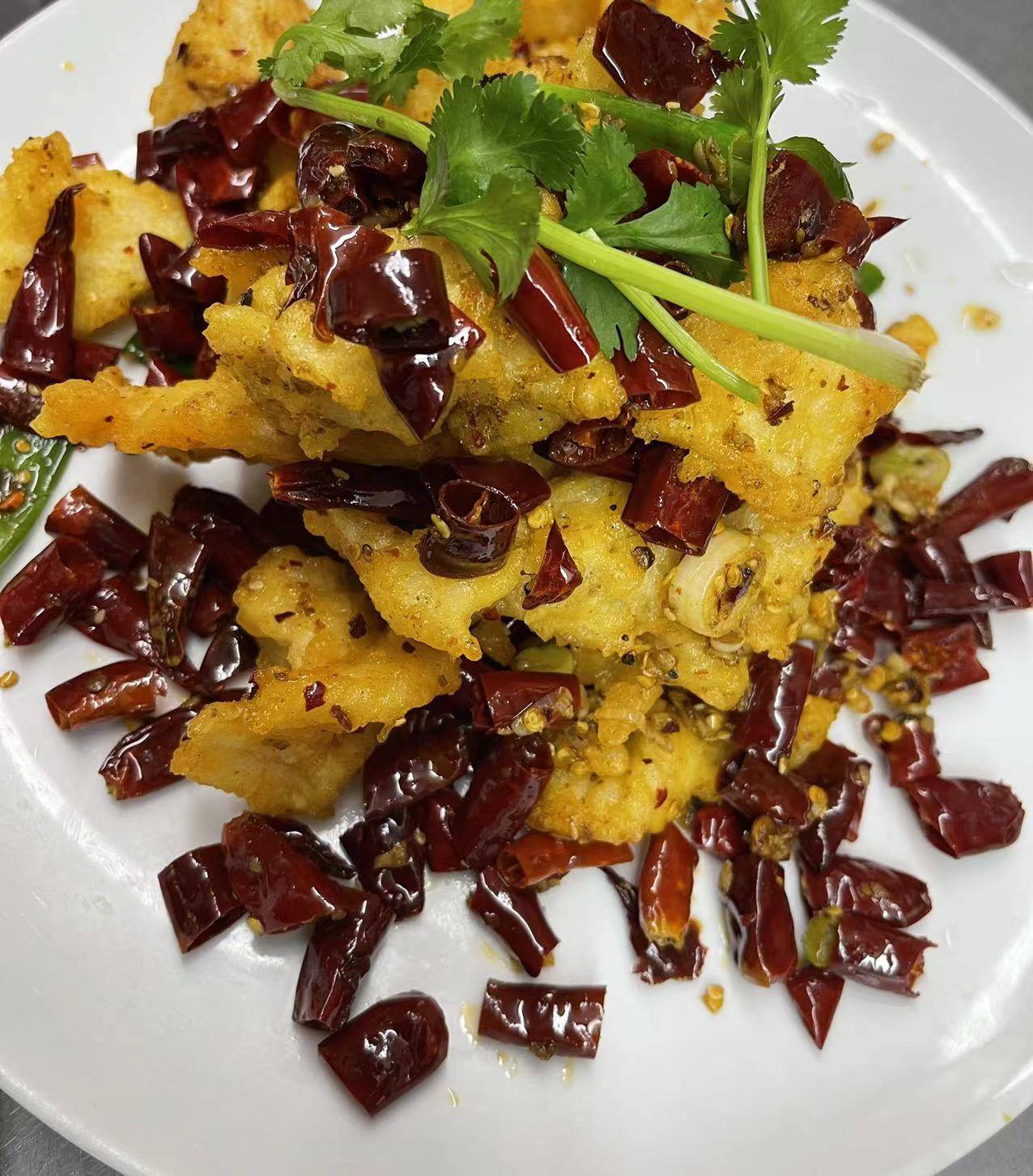 Mala Fried Fish Slices（麻辣鱼片）